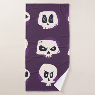 Hand drawn flat dia de muertos skulls collection s
