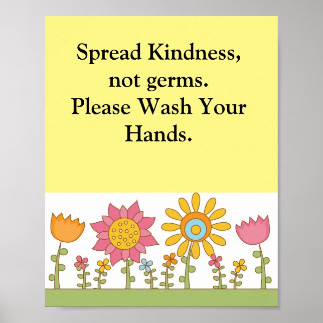 Hand washing poster (Devant)