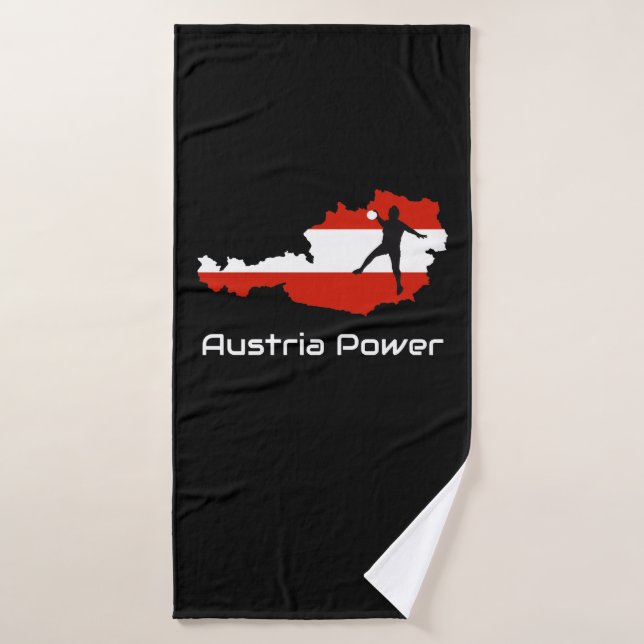 Handball - Austria Power Austria Shirt (Serviette de bain)