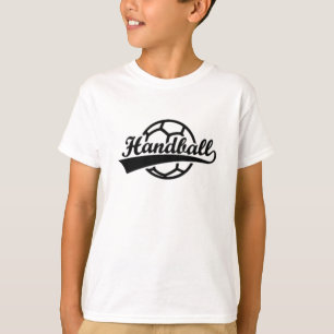 Handball dans votre coeur, style sur votre T-shirt