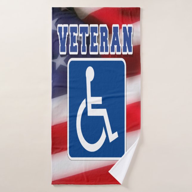Handicap Handicap Vétérinaire États-Unis (Serviette de bain)