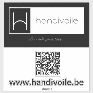 Handivoile promotional sticker
