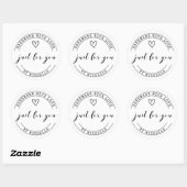 Handmade with Love ⎢ Personalized Sticker (Feuille)