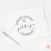 Handmade with Love ⎢ Personalized Sticker (Enveloppe)