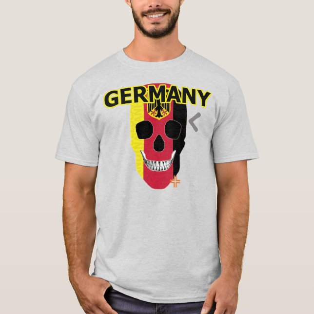 HANDSKULL Allemagne t-shirt basique B2 (Devant)