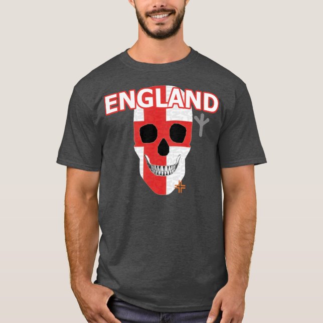 HANDSKULL Angleterre t-shirt basique B2 (Devant)