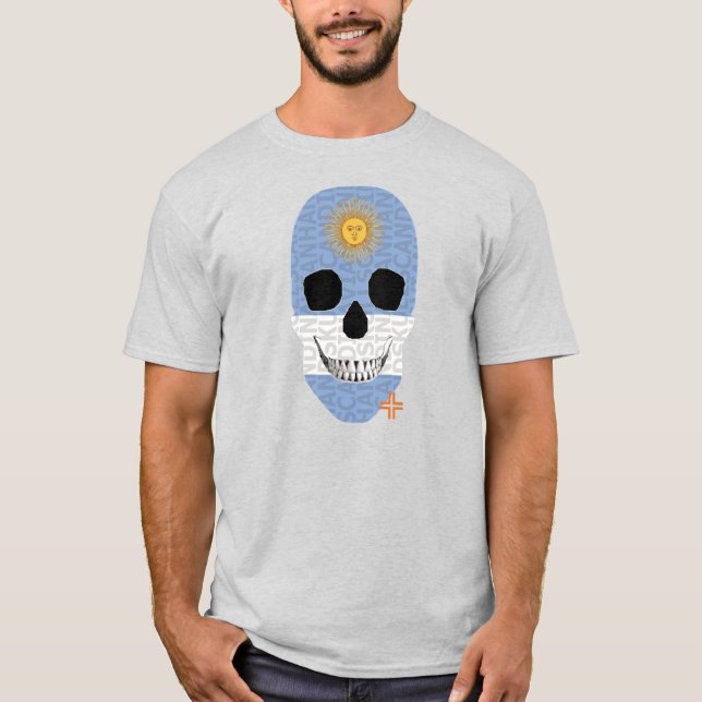HANDSKULL Argentine t-shirt basique B2 (Devant)