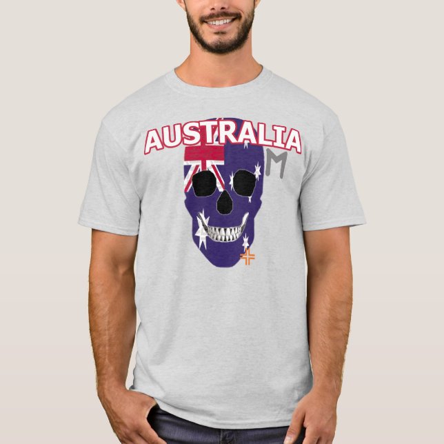 HANDSKULL Australie t-shirt basique B2 (Devant)