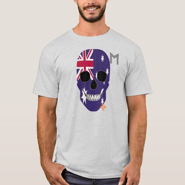HANDSKULL Australie t-shirt basique B2 (Devant)