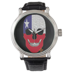 HANDSKULL Chili montre en cuir homme B2