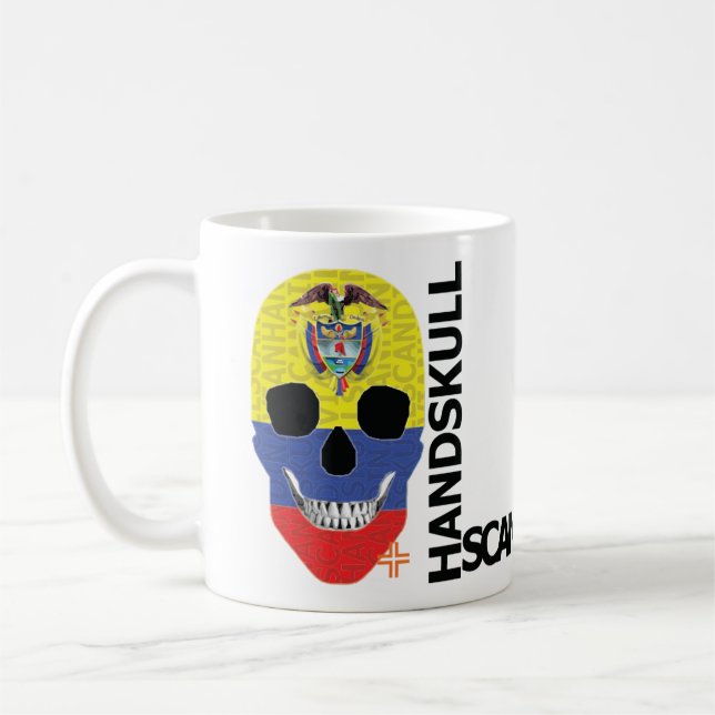 HANDSKULL Colombia Classic Mug O4 (Gauche)