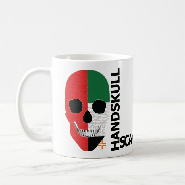 HANDSKULL Émirats arabes unis Mug classique O4 (Gauche)