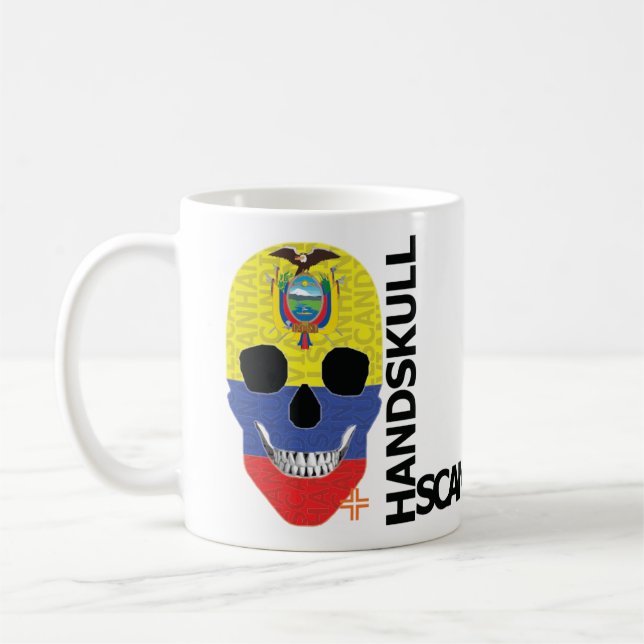 HANDSKULL Equateur Classique Mug O4 (Gauche)