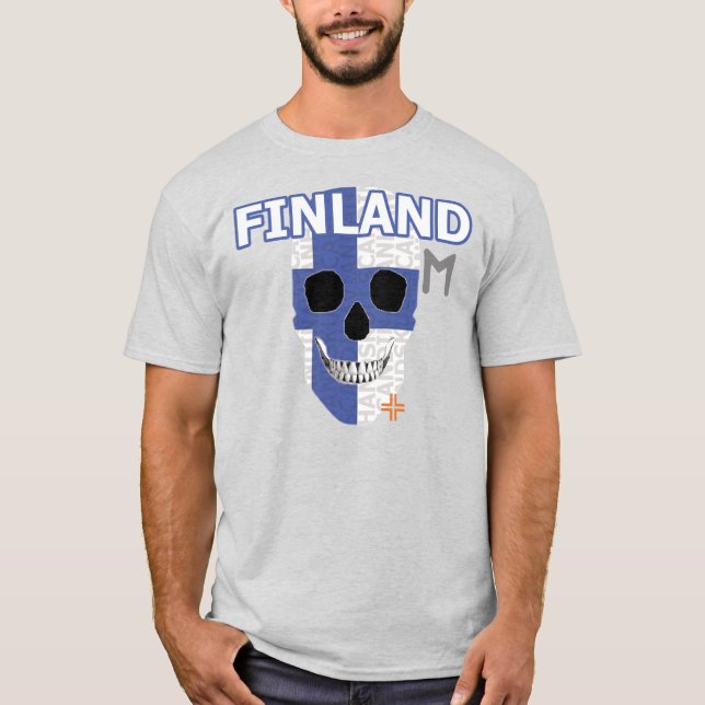HANDSKULL Finlande t-shirt basique B2 (Devant)