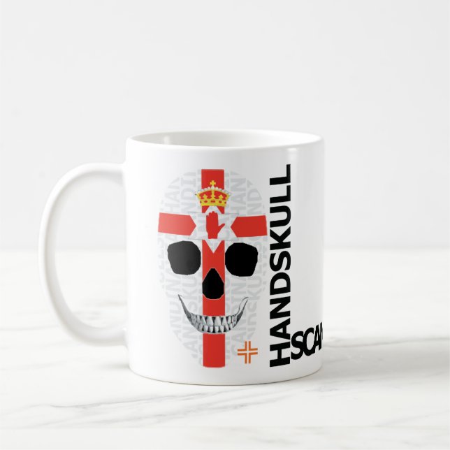 HANDSKULL Irlande du Nord Classique Mug O4 (Gauche)