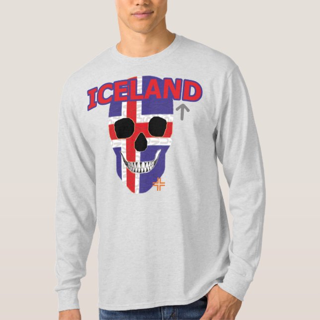 HANDSKULL Islande T-shirt à manches longues B2 (Devant)