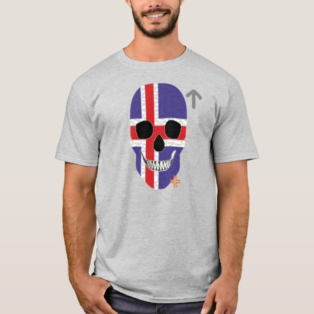 HANDSKULL Islande T-shirt basique B2 (Devant)