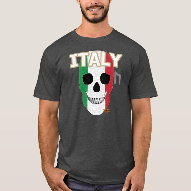 HANDSKULL Italie t-shirt basique B2 (Devant)