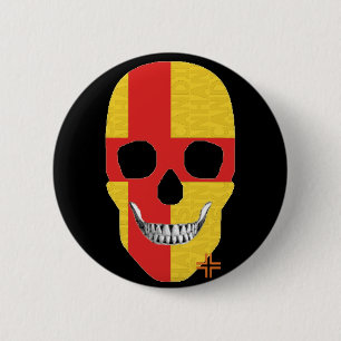 HANDSKULL Kalmar Round Badge noir B2