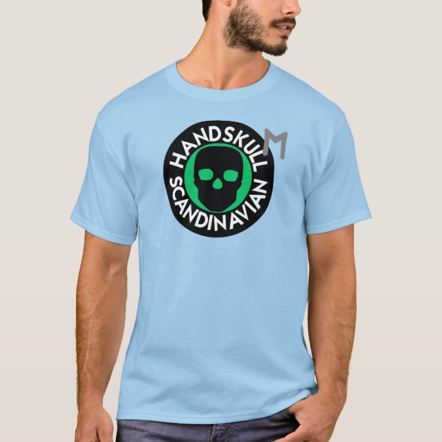 HANDSKULL LIV Emerald T-shirt basique P4 (Devant)