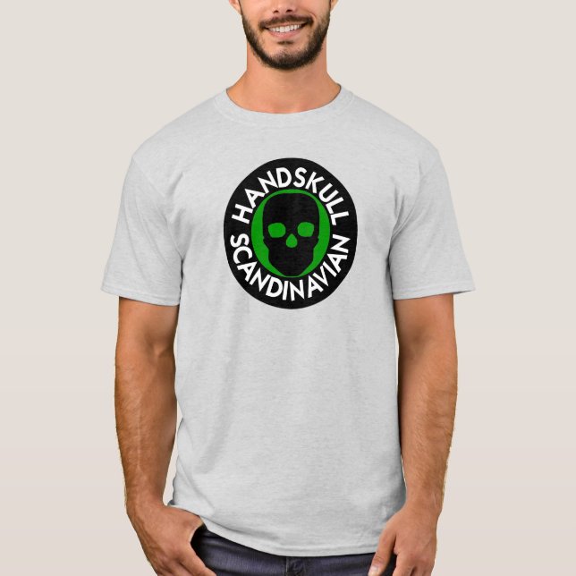 HANDSKULL LIV Forest Green T-shirt basique P4 (Devant)