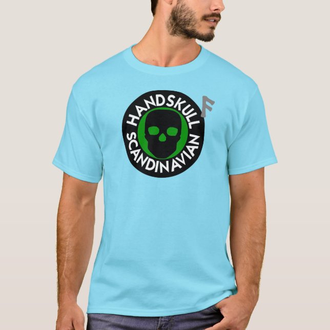HANDSKULL LIV Forest Green T-shirt basique P4 (Devant)