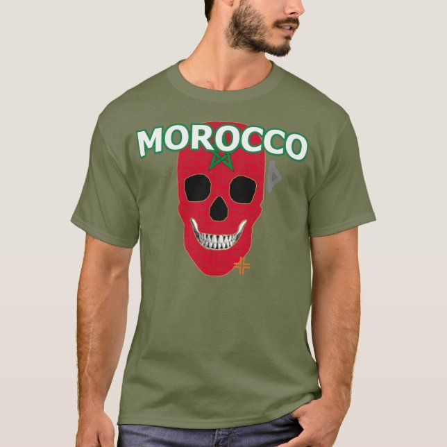 HANDSKULL Maroc t-shirt basique B2 (Devant)