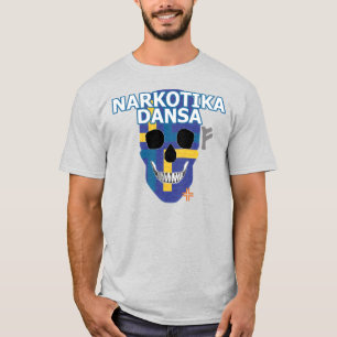 HANDSKULL Narkotika Dansa T-shirt basique B2