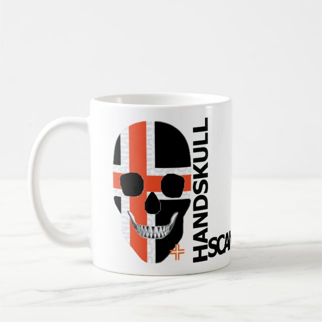 HANDSKULL Nordic Cross Classic Mug O4 (Gauche)