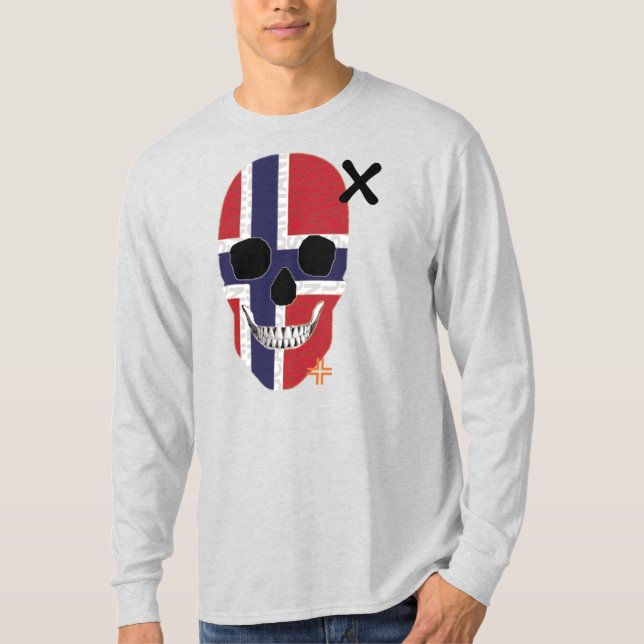 HANDSKULL Norvège T-shirt à manches longues B2 (Devant)
