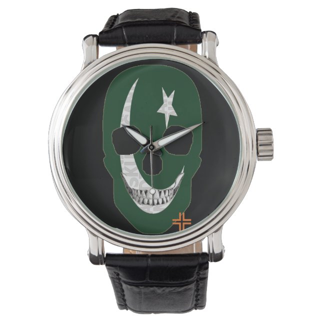 HANDSKULL Pakistan montre homme cuir B2 (devant)
