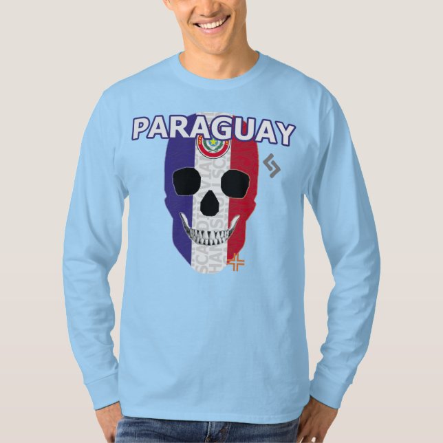 HANDSKULL Paraguay Long Manches T-shirt B2 (Devant)