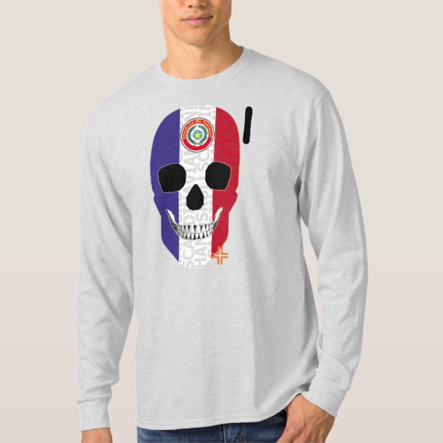 HANDSKULL Paraguay Long Manches T-shirt B2 (Devant)