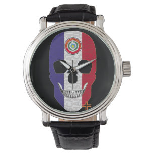 HANDSKULL Paraguay montre homme cuir B2