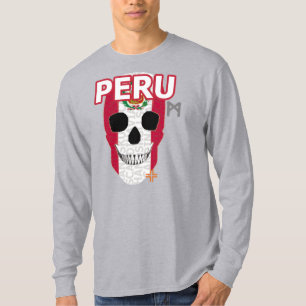 HANDSKULL Pérou long feutre T-shirt B2