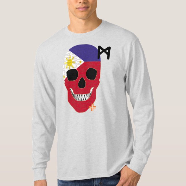 HANDSKULL Philippines T-shirt à manches longues B2 (Devant)