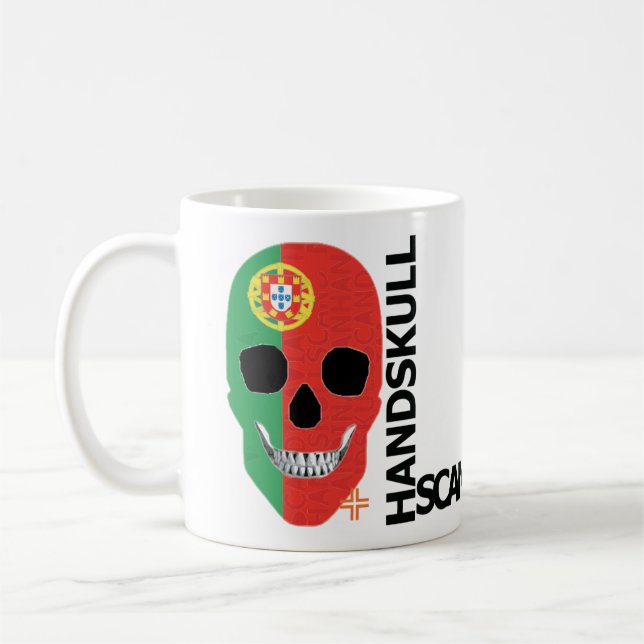 HANDSKULL Portugal Classic Mug O4 (Gauche)