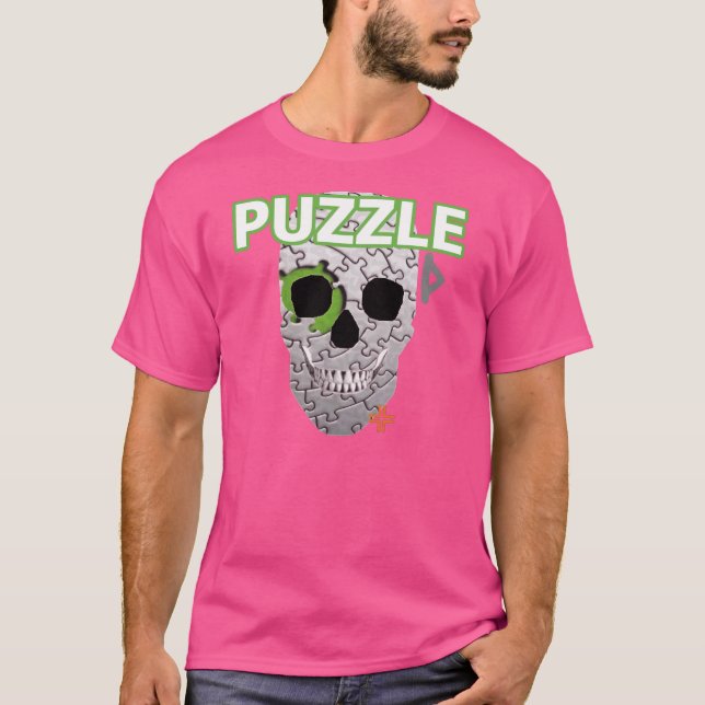 HANDSKULL Puzzle t-shirt de base B2 (Devant)