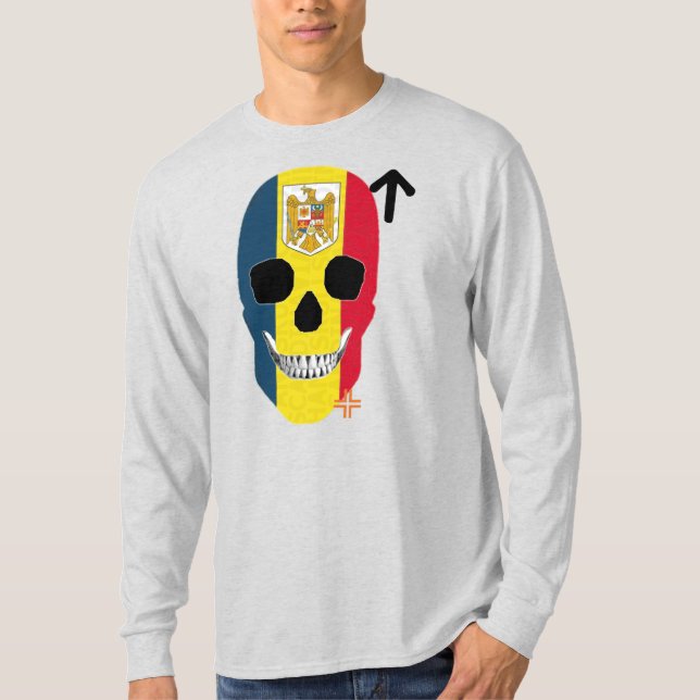 HANDSKULL Roumanie T-shirt à manches longues B2 (Devant)