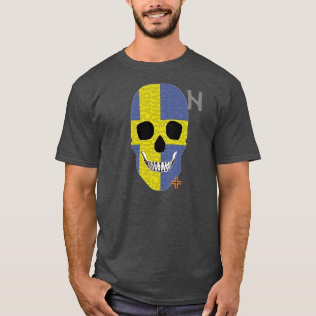 HANDSKULL Suède t-shirt basique B2 (Devant)