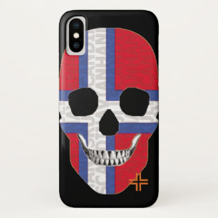 HANDSKULL Svart Kors coque iPhone X B2