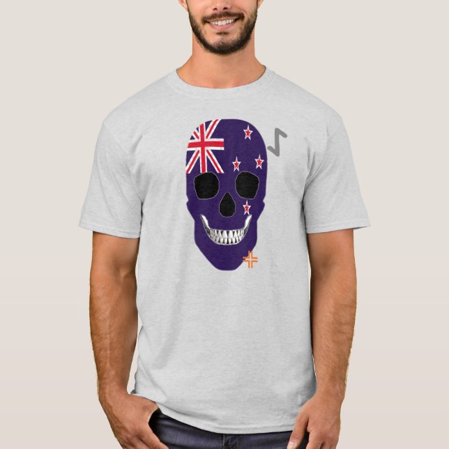 HANDSKULL T-shirt néo-zélandais basique B2 (Devant)