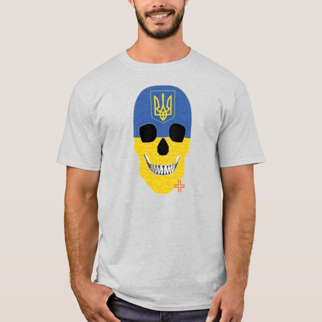 HANDSKULL Ukraine t-shirt basique B2 (Devant)