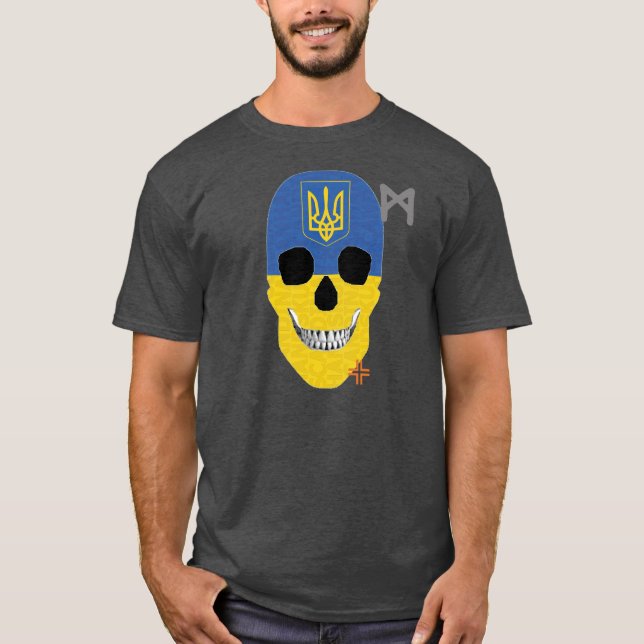 HANDSKULL Ukraine t-shirt basique B2 (Devant)