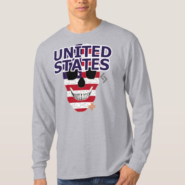 HANDSKULL USA T-shirt à manches longues B2 (Devant)