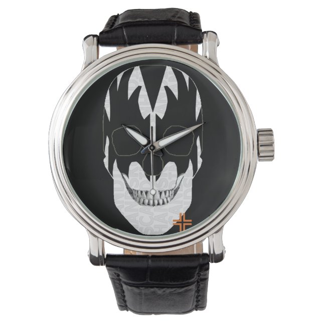 HANDSKULL Vampire montre homme cuir B2 (devant)
