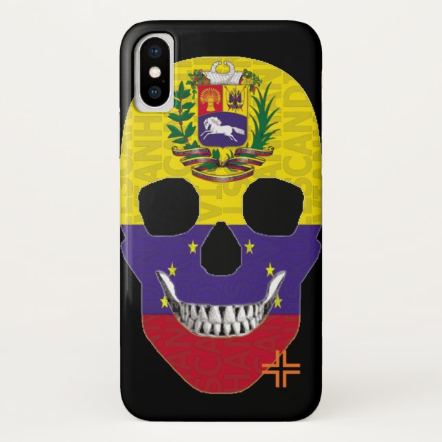 HANDSKULL Venezuela coque iPhone X B2 (Dos)