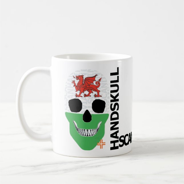 HANDSKULL Wales Classic Mug O4 (Gauche)