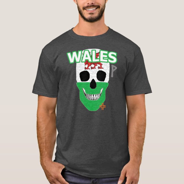 HANDSKULL Wales t-shirt basique B2 (Devant)