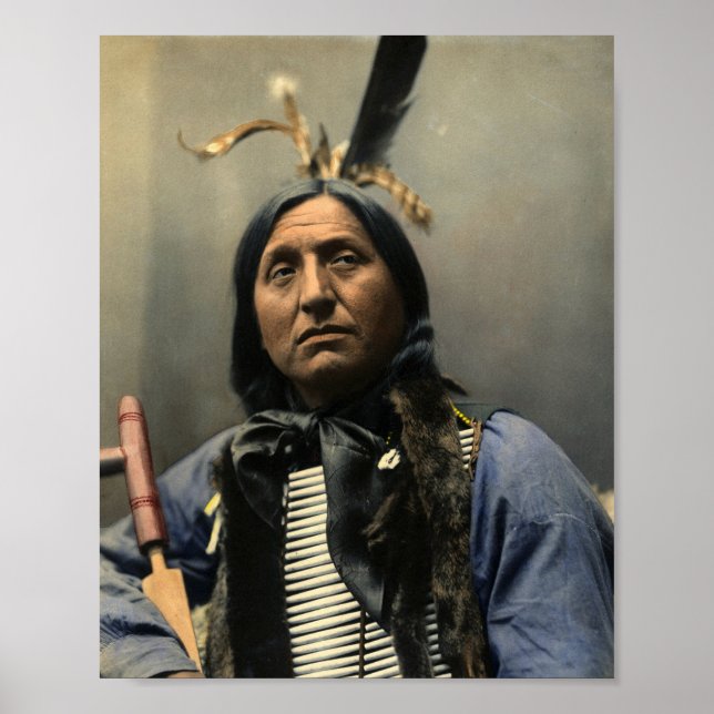 HANDSOME AMERICAN INDIAN POSTER (Devant)